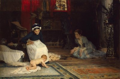 Im Kinderzimmer von Albert Gustaf Aristides Edelfelt